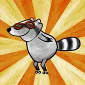 Free play online Rolling Raccoon Wallpaper APK