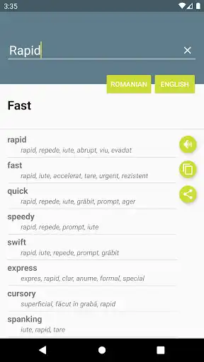 Play Romanian-English Dictionary as an online game Romanian-English Dictionary with UptoPlay