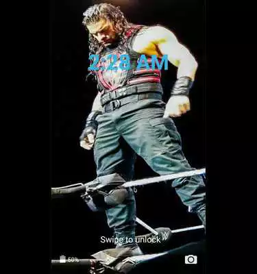 Play Roman Reigns 4K lock screen top1