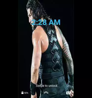 Play Roman Reigns 4K lock screen top1