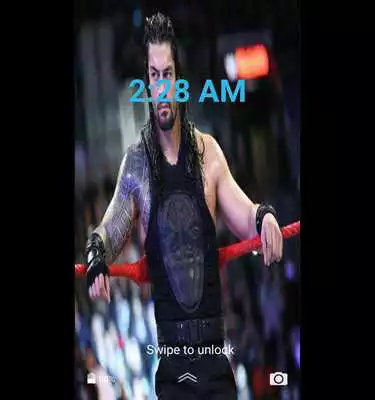 Play Roman Reigns 4K lock screen top1