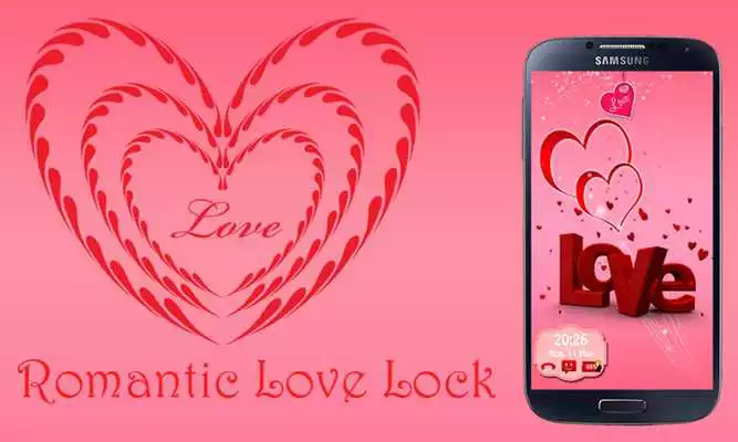 Play romantic love lock screen