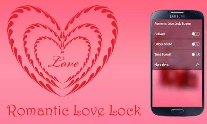 Play romantic love lock screen