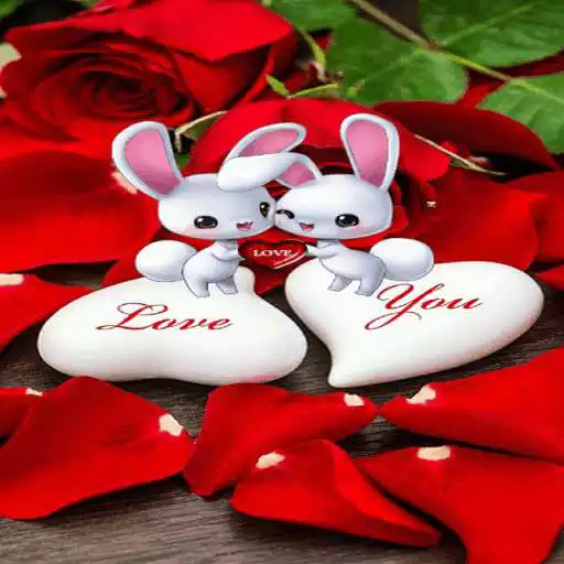 Play Romantic Rabbit Live Wallpaper APK