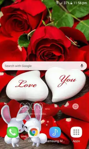 Play Romantic Rabbit Live Wallpaper as an online game Romantic Rabbit Live Wallpaper with UptoPlay