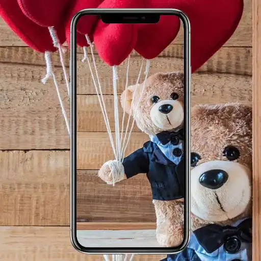 Play Romantic Teddy Bear Wallpaper APK