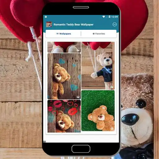 Play Romantic Teddy Bear Wallpaper  and enjoy Romantic Teddy Bear Wallpaper with UptoPlay