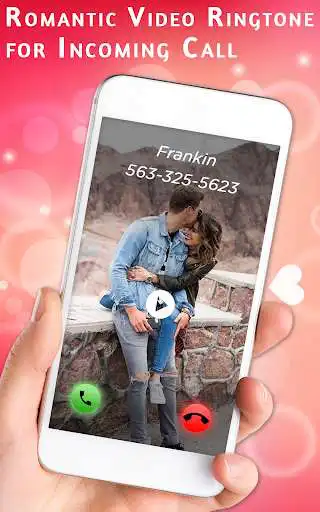 Play Romantic Video Ringtone for Incoming Call