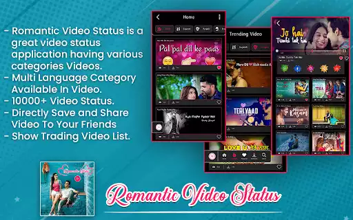 Play Romantic Video Status  and enjoy Romantic Video Status with UptoPlay