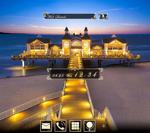 Play APK Romantic Wallpaper Ocean Restaurant Theme  and enjoy Romantic Wallpaper Ocean Restaurant Theme with UptoPlay jp.co.a_tm.android.plus_uminoueno_resutoran