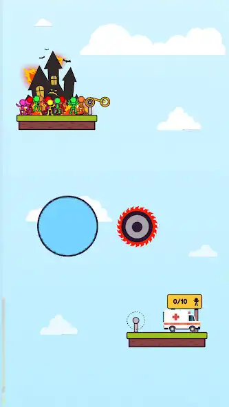 Play Rope Rescue: Have Funs! as an online game Rope Rescue: Have Funs! with UptoPlay