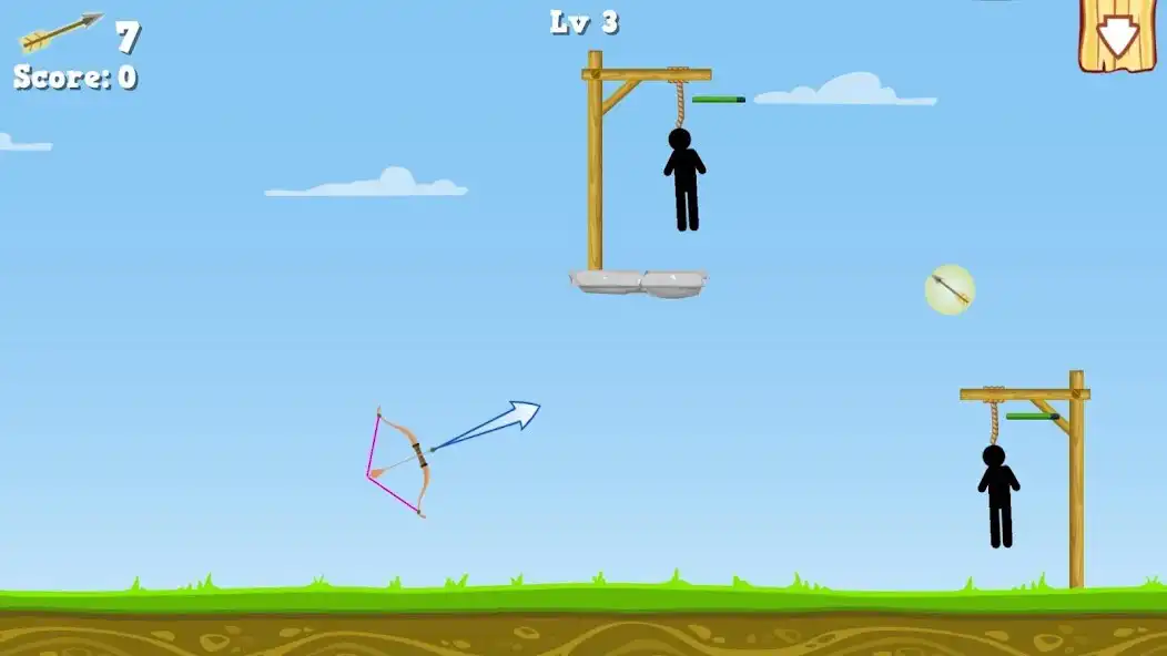 Play Rope Slash : Bow Master as an online game Rope Slash : Bow Master with UptoPlay