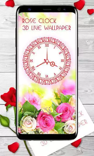 Play Rose Clock 3D Live Wallpaper as an online game Rose Clock 3D Live Wallpaper with UptoPlay