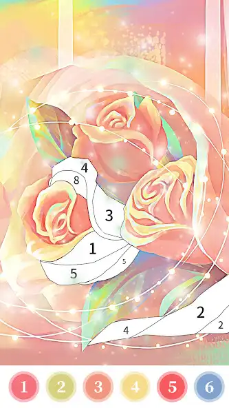 Play Rose Coloring Book Color Games as an online game Rose Coloring Book Color Games with UptoPlay