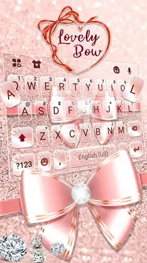 Play Rose Gold Luxury Bow Keyboard Theme as an online game Rose Gold Luxury Bow Keyboard Theme with UptoPlay