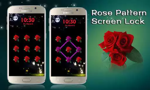 Play Rose Pattern Screen Lock  and enjoy Rose Pattern Screen Lock with UptoPlay