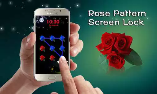 Play Rose Pattern Screen Lock as an online game Rose Pattern Screen Lock with UptoPlay