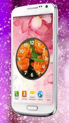 Play Roses Clock Widget