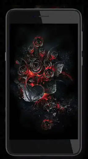 Play Roses Gothical Black as an online game Roses Gothical Black with UptoPlay