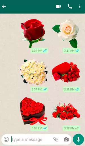 Play Roses stickers for WhatsApp as an online game Roses stickers for WhatsApp with UptoPlay