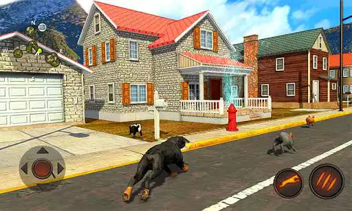 Play Rottweiler Dog Simulator as an online game Rottweiler Dog Simulator with UptoPlay