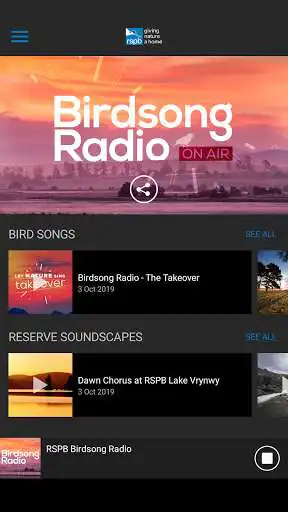 Play RSPB Birdsong Radio as an online game RSPB Birdsong Radio with UptoPlay