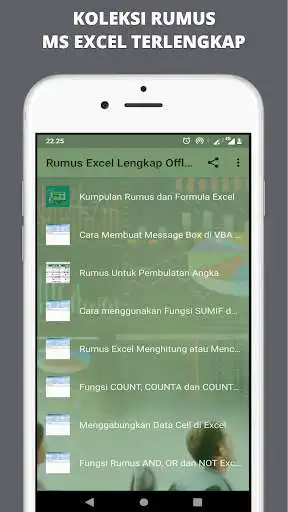 Play APK rumus excel lengkap offline  and enjoy rumus excel lengkap offline with UptoPlay com.ninedigital.rumusexcellengkap