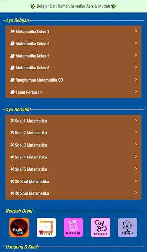 Play Rumus Matematika SD/MI Lengkap as an online game Rumus Matematika SD/MI Lengkap with UptoPlay