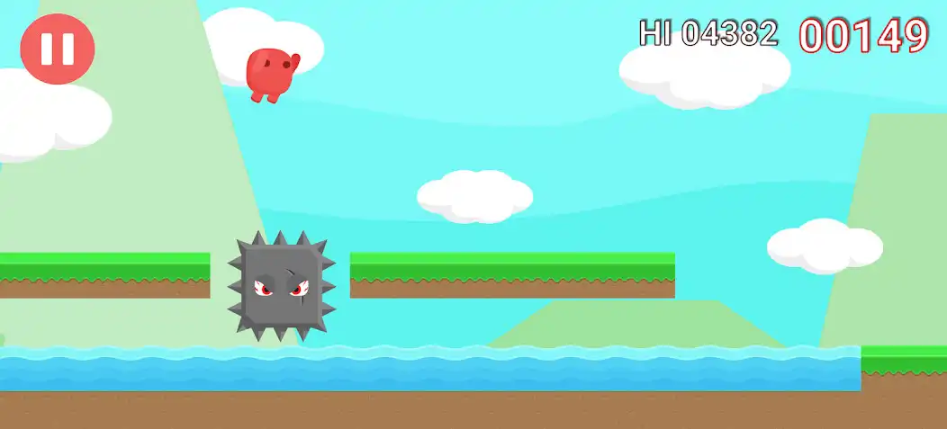 Play Run and Jump Game as an online game Run and Jump Game with UptoPlay