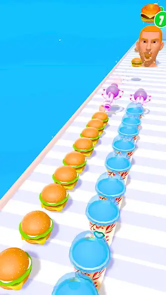 Play Run Burger Run - Stack Burger  and enjoy Run Burger Run - Stack Burger with UptoPlay