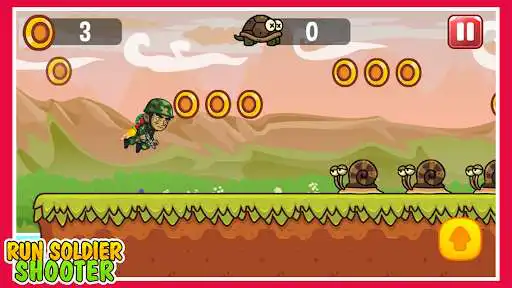 Play Run Soldier Shooter as an online game Run Soldier Shooter with UptoPlay