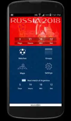 Play Russia 2018 World Cup: fixture and offline maps.