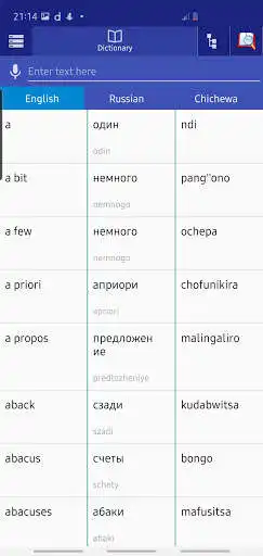 Play Russian Chichewa Dictionary  and enjoy Russian Chichewa Dictionary with UptoPlay