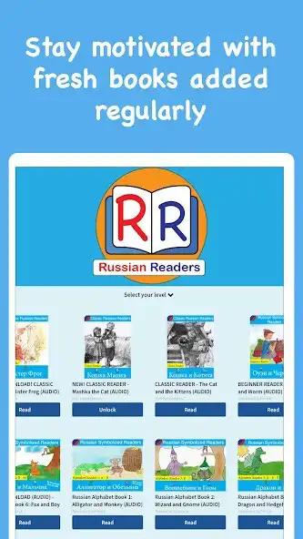 Play Russian Readers: Learn Russian as an online game Russian Readers: Learn Russian with UptoPlay