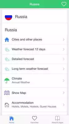 Play Russia weather forecast guide