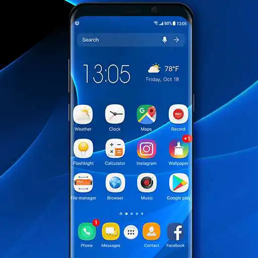 Free play online S9 launcher theme &wallpaper  APK