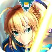 Free play online Saber Zipper Lock Screen APK