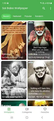 Play Saibaba Wallpaper - Message - Quotes - Wishes as an online game Saibaba Wallpaper - Message - Quotes - Wishes with UptoPlay