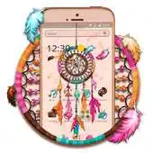 Free play online Salmon Pastel Dreamcatcher Theme APK