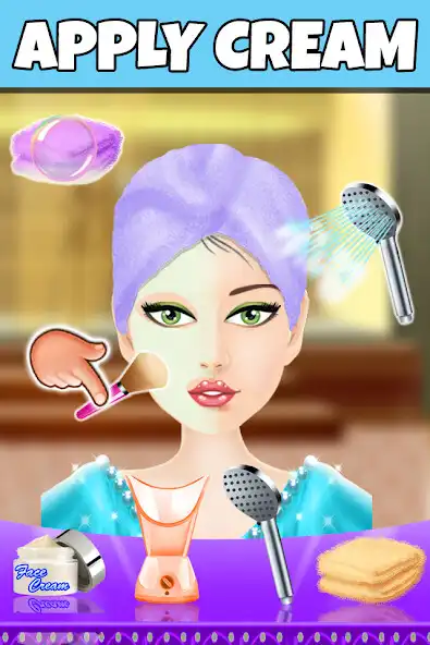 Play Salon Girls Fashion Makeover as an online game Salon Girls Fashion Makeover with UptoPlay