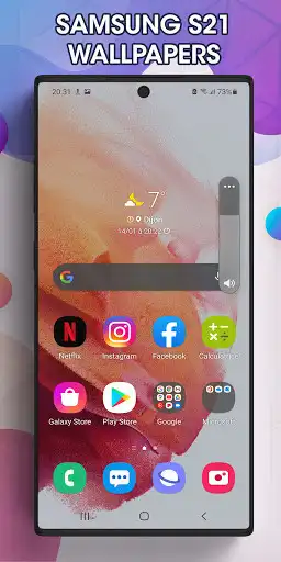 Play Samsung S21 theme, Launcher for Galaxy S21 Ultra as an online game Samsung S21 theme, Launcher for Galaxy S21 Ultra with UptoPlay