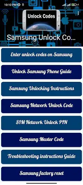 Play Samsung Unlock Codes  and enjoy Samsung Unlock Codes with UptoPlay