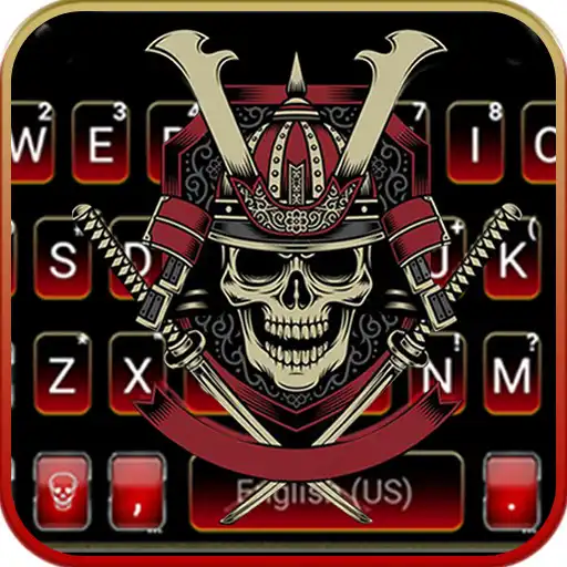 Play Samurai Swords Skull Keyboard Theme APK