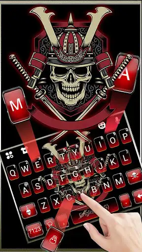 Play Samurai Swords Skull Keyboard Theme as an online game Samurai Swords Skull Keyboard Theme with UptoPlay