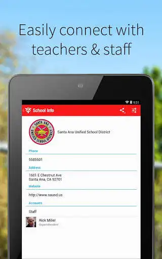 Play APK Santa Ana Unified SD  and enjoy Santa Ana Unified SD with UptoPlay net.parentlink.sausd