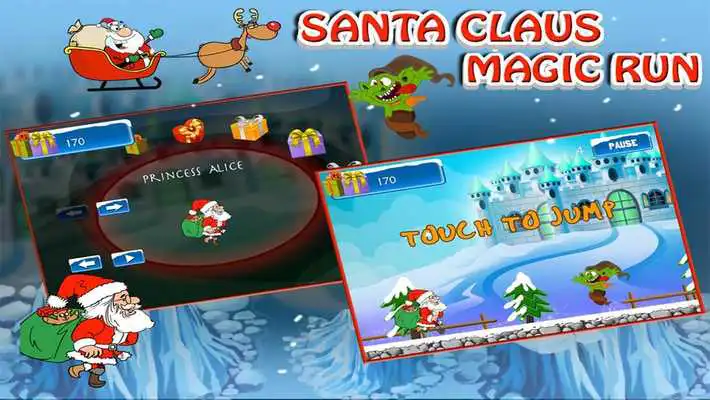 Play Santa Claus Magic Run