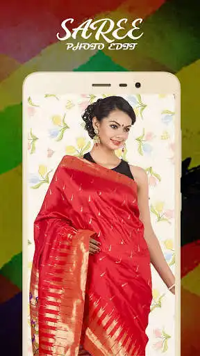 Play Saree Design Photo Editor  and enjoy Saree Design Photo Editor with UptoPlay