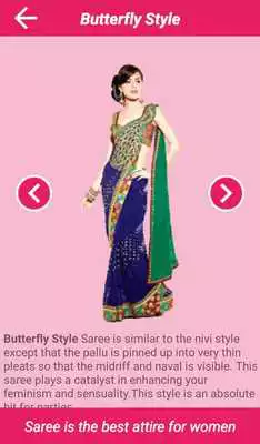 Play Saree wearing styles