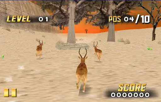 Play Savanna Race as an online game Savanna Race with UptoPlay