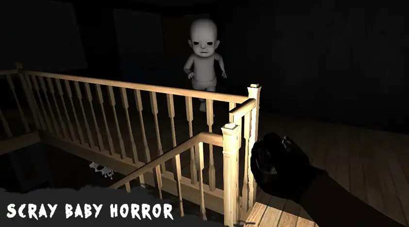 Play Scary Baby in Dark House as an online game Scary Baby in Dark House with UptoPlay